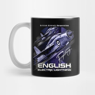 English Electric Lightning RAF Supersonic Fighter Mug